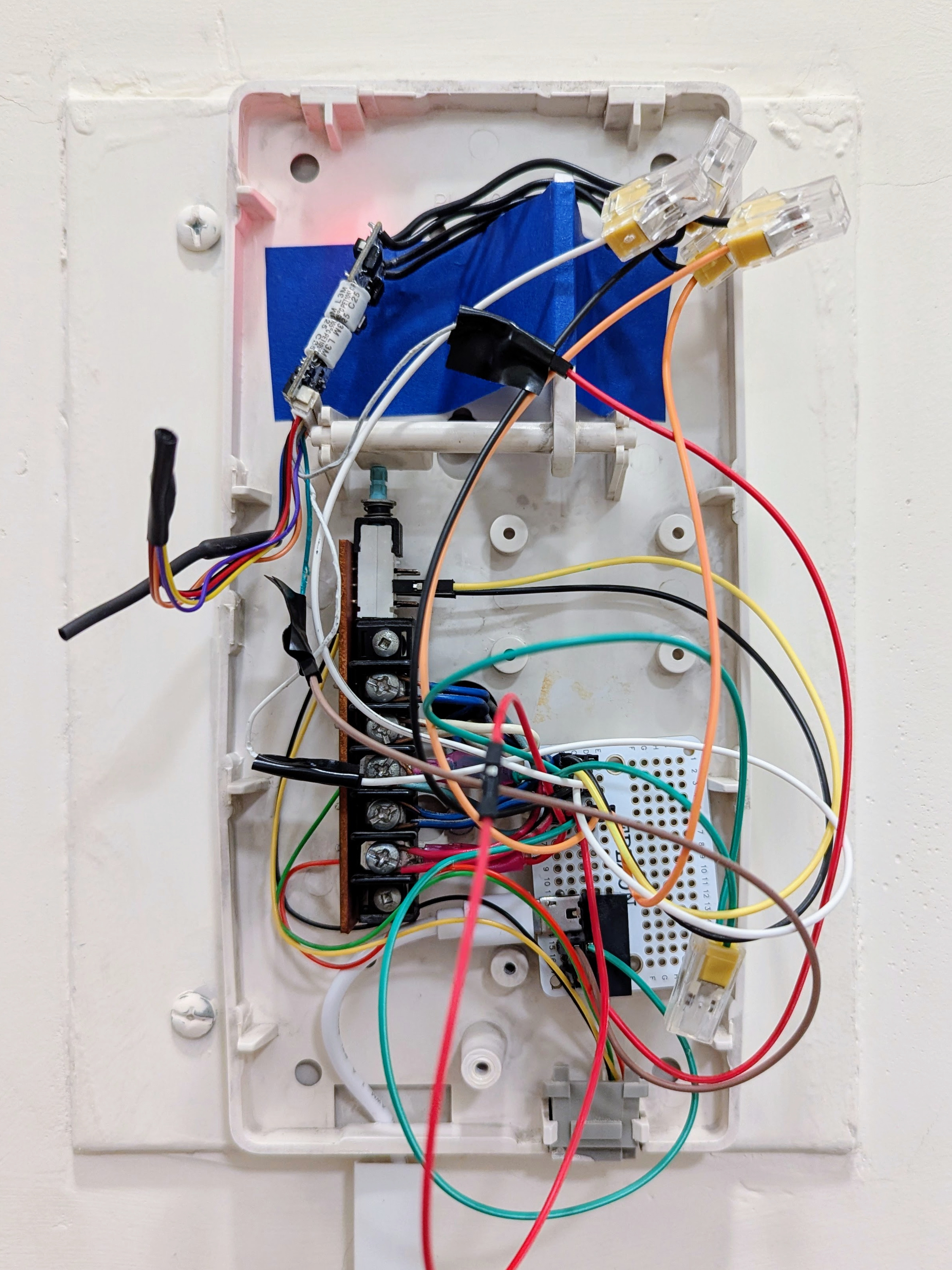 Overall internal intercom wiring