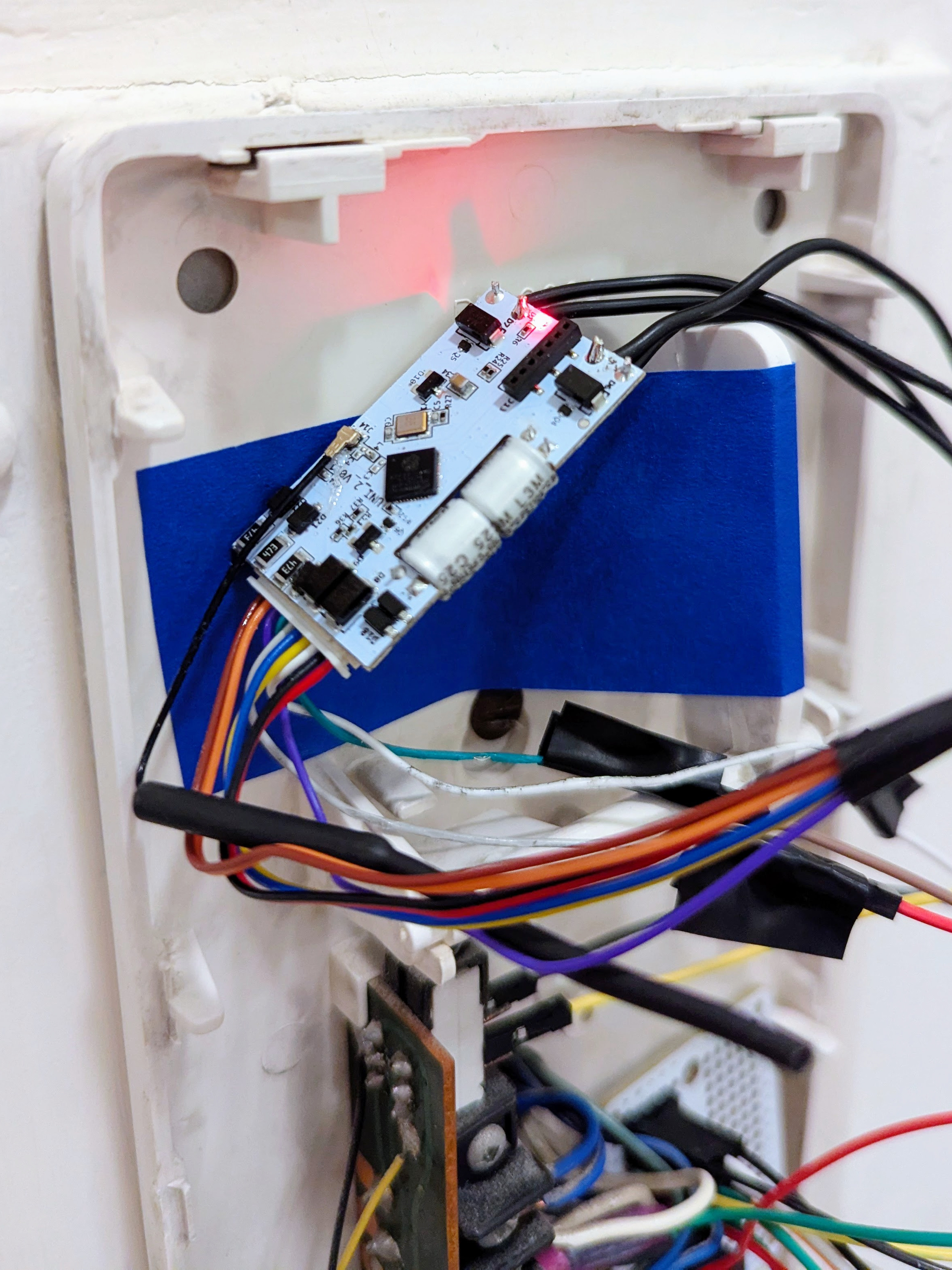 Shelly Plus Uni wired into apartment intercom